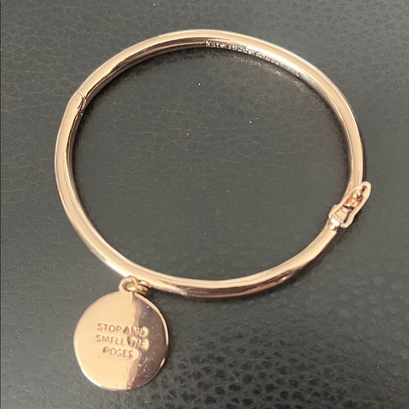 Kate spade . Rose Gold Bangle Bracelet with Charm - Picture 4 of 4